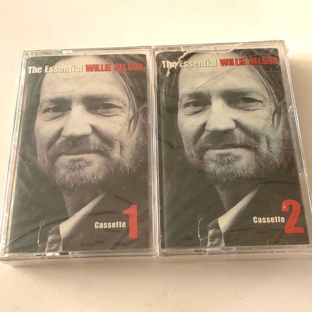 NWT The Essential Willie Nelson Cassette 1 and 2 Total 38 songs